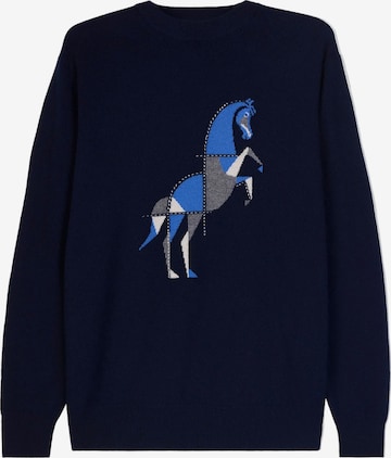 GOBI Cashmere Neulepaita värissä sininen: etupuoli