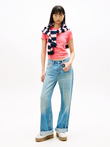 Tommy Jeans Tričko 'ESS' - Ružová