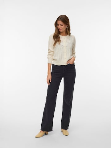 VERO MODA Strickjacke in Weiß