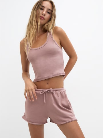 regular Pantaloni di Pull&Bear in rosa