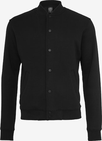 Urban Classics Between-Season Jacket in Black: front