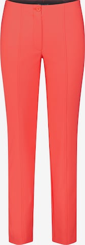 Coupe slim Pantalon Betty Barclay en rouge : devant