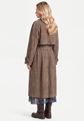 Manteau mi-saison DreiMaster PREMIUM en marron