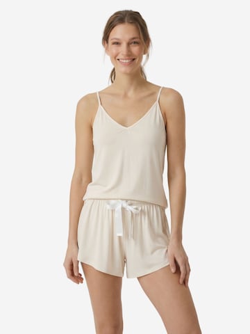 Myjama Pyjamabroek 'Bella' in Wit: voorkant