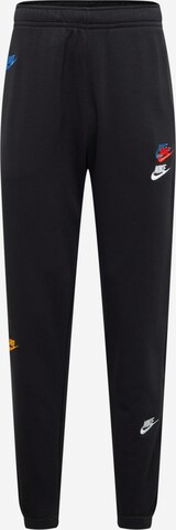 Pantaloni sport de la Nike Sportswear pe negru: față