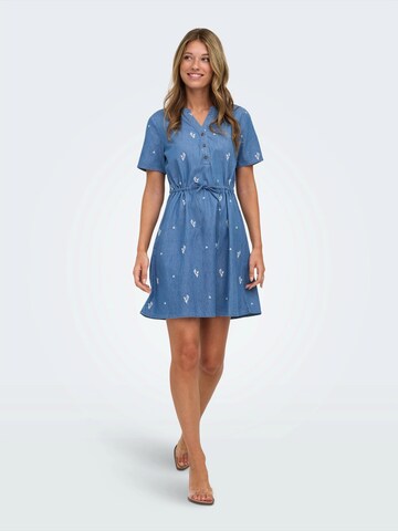 Robe-chemise 'JDYKAI' JDY en bleu