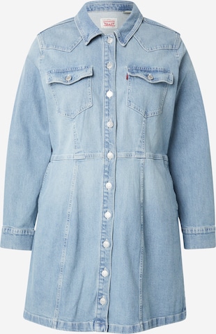 Levi's® Plus Puseromekko '318™ Shaping Wide Leg Jeans ' värissä sininen: etupuoli
