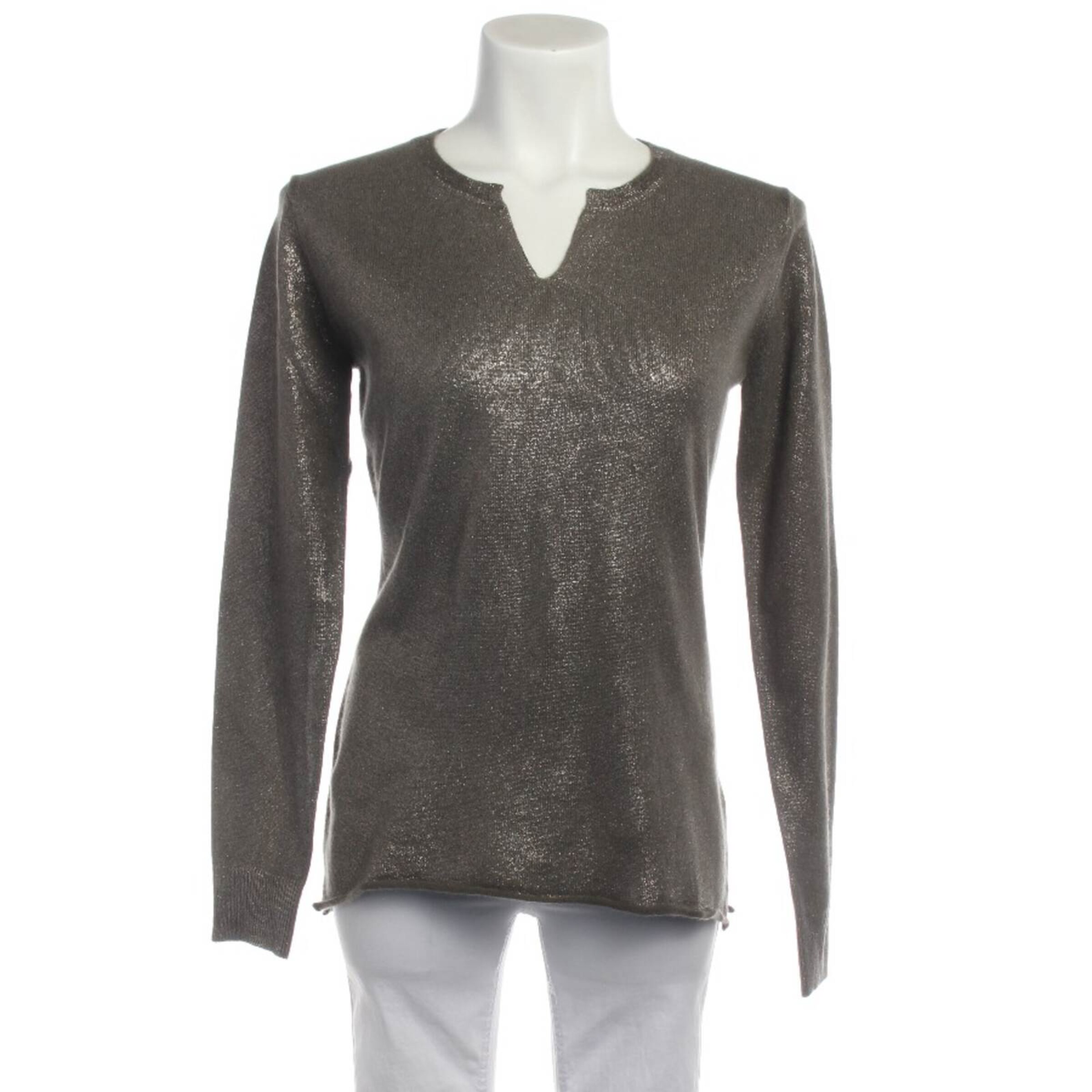 Allude Sweater & Cardigan in M in Brown: front