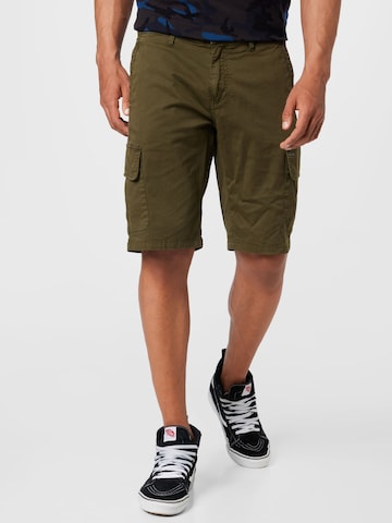 No Excess Cargo Pants in Green: front