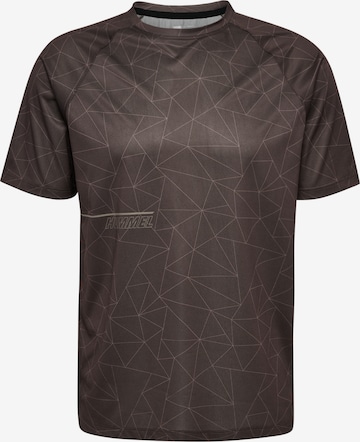 Hummel Funktionsshirt 'Court' in Braun: Vorderseite