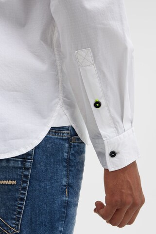 CAMP DAVID Regular Fit Hemd in Weiß