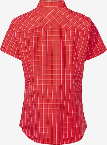 VAUDE Multifunctionele blouse ' Tacun  ' in Rood