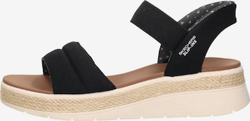 Sandales 'Slip-Ins: Bobs Sun Ray' SKECHERS en noir : devant