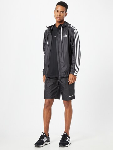 ADIDAS SPORTSWEAR Αθλητικό μπουφάν σε μαύρο