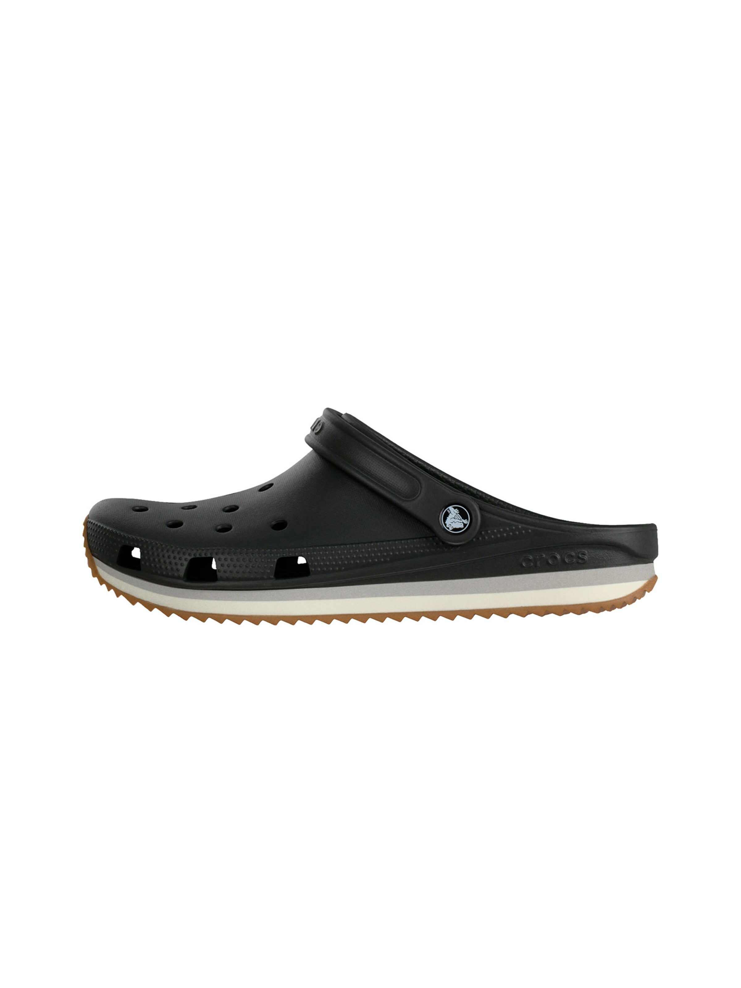 Crocs Mules 'Classic Retro' in Black: front