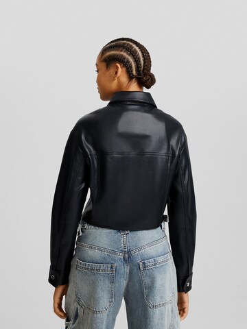 Bershka Between-season jacket in Black