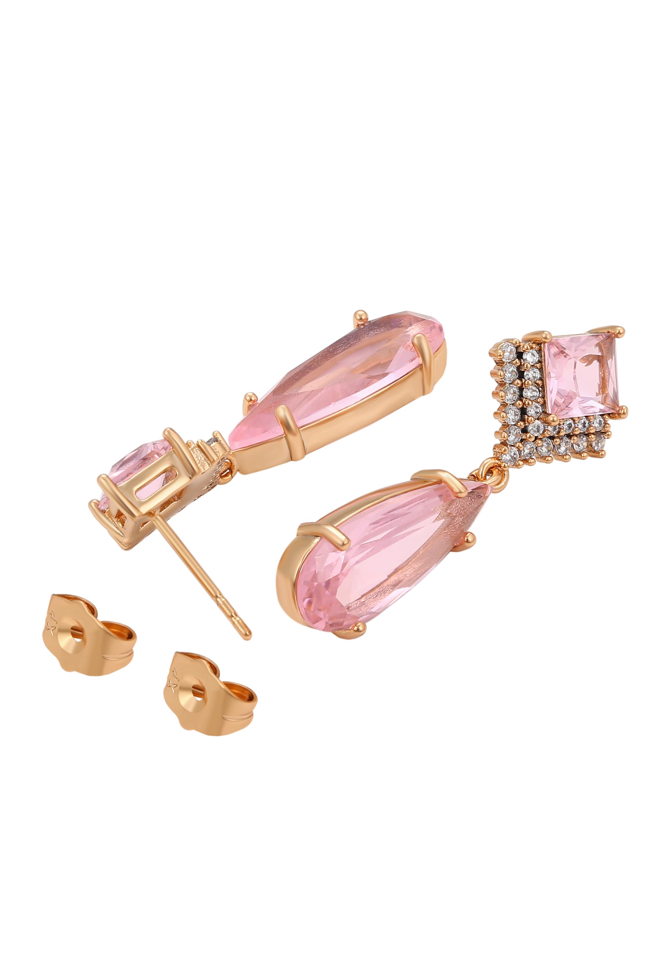 Gaya Oorbellen in Roze