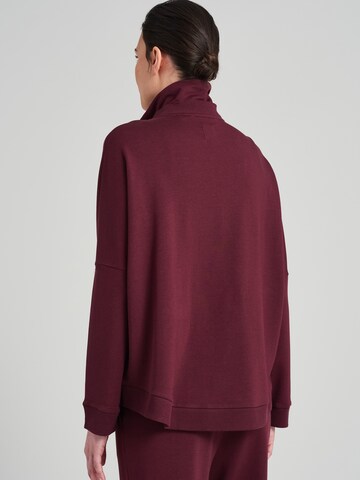 Veste de survêtement 'Mix & Relax' SCHIESSER en rouge