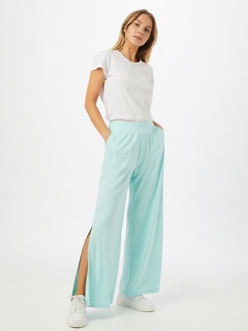 Superdry Wide Leg Hose in Blau