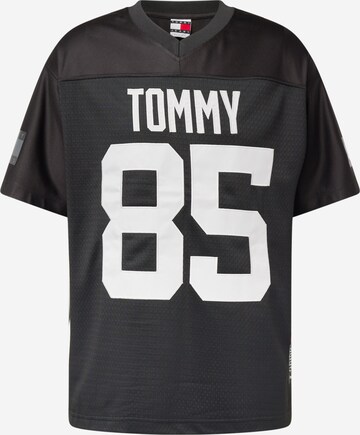 Tommy Jeans Paita 'ARCHIVE FOOTBALL' värissä musta: edessä