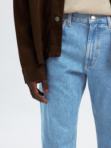 Coupe slim Jean 'SLH175 BEN KORI' SELECTED en bleu