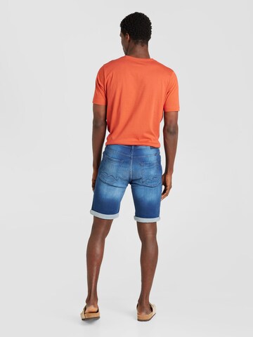 BLEND Slimfit Shorts in Blau