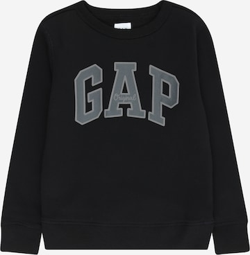 GAP Sweatshirt 'HERITAGE' in Black: front