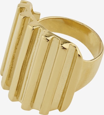 Pilgrim Prsten 'Laurel' – zlatá: přední strana