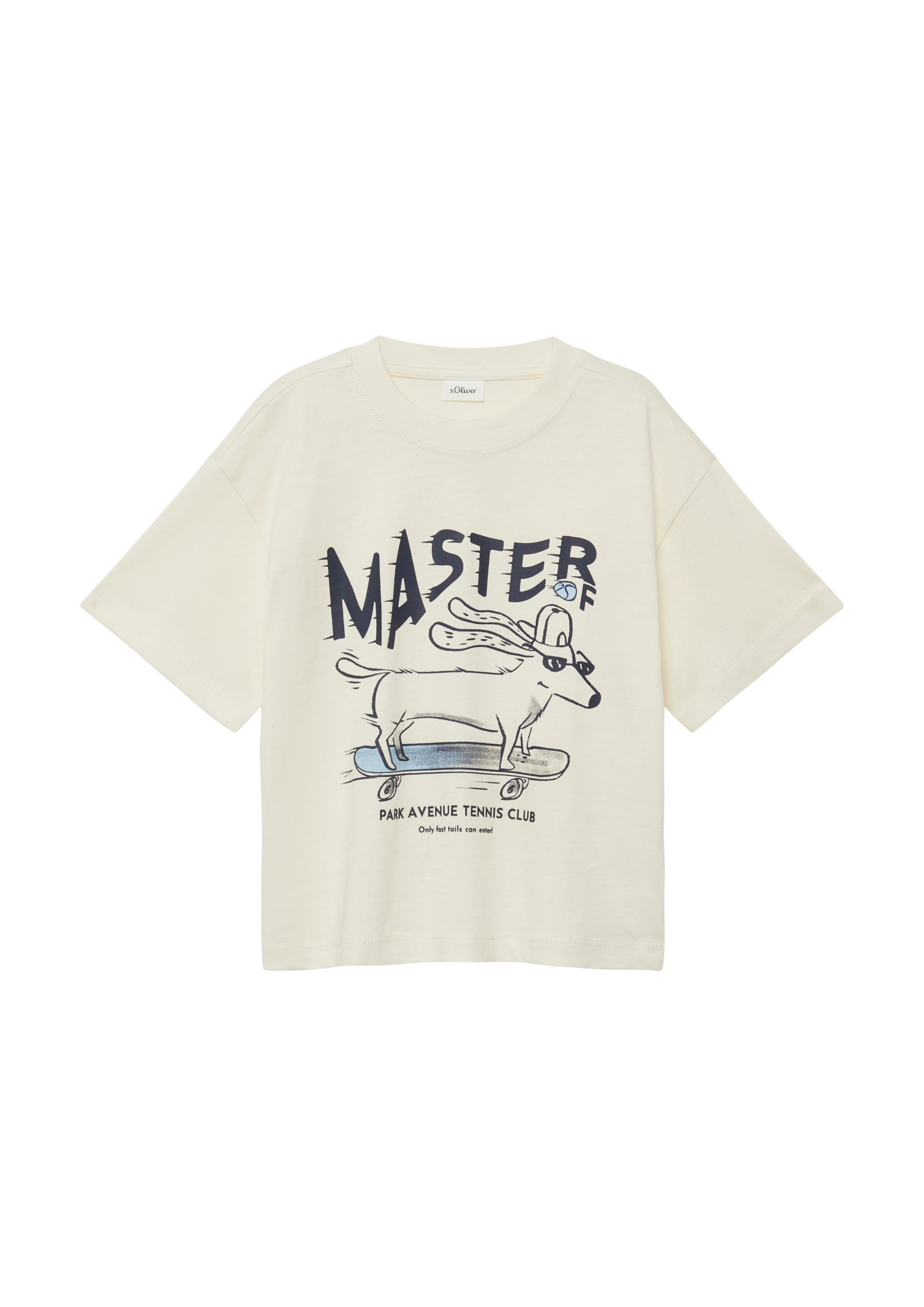 T-Shirt s.Oliver en beige : devant