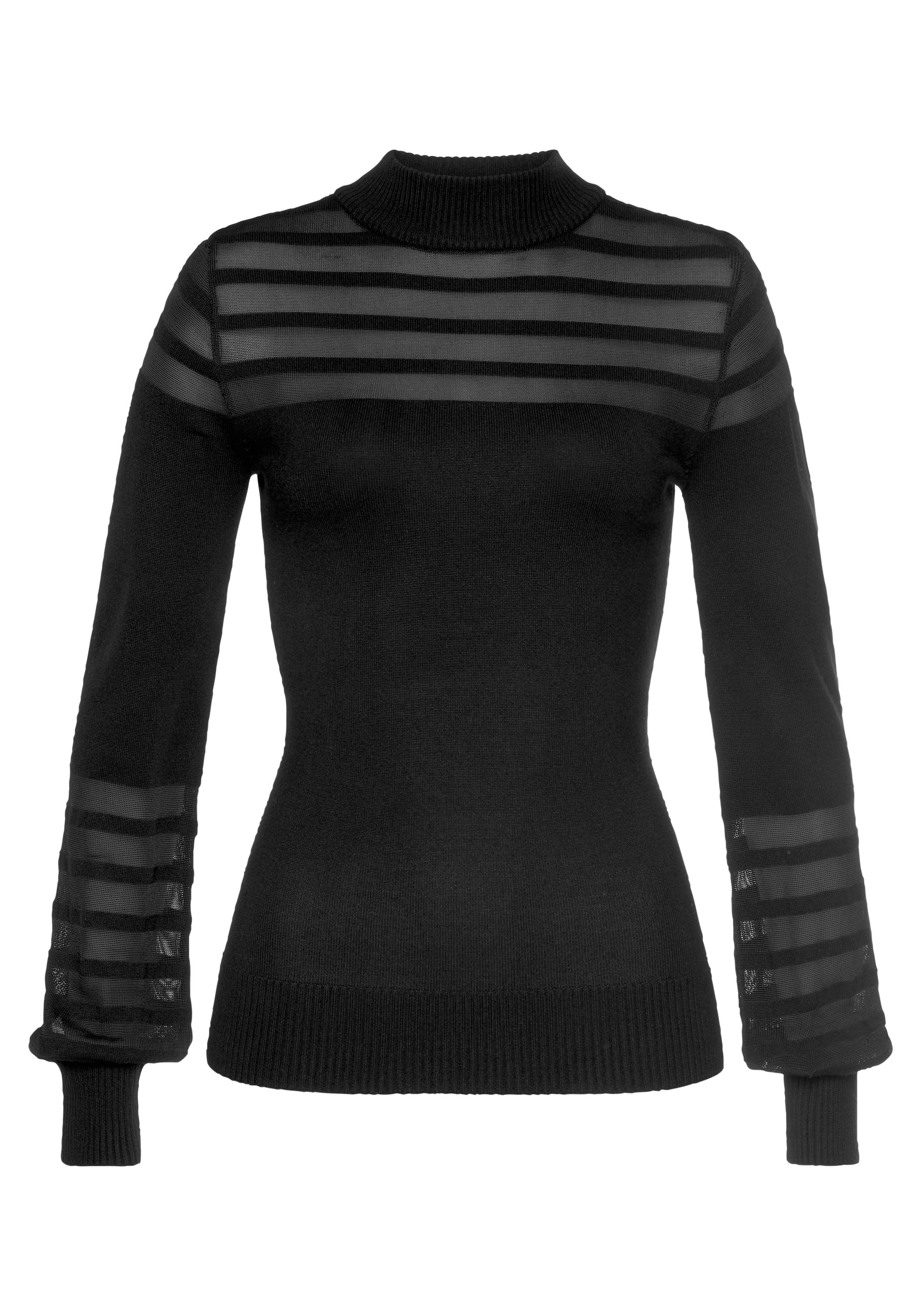MELROSE Pullover in Schwarz: Vorderseite