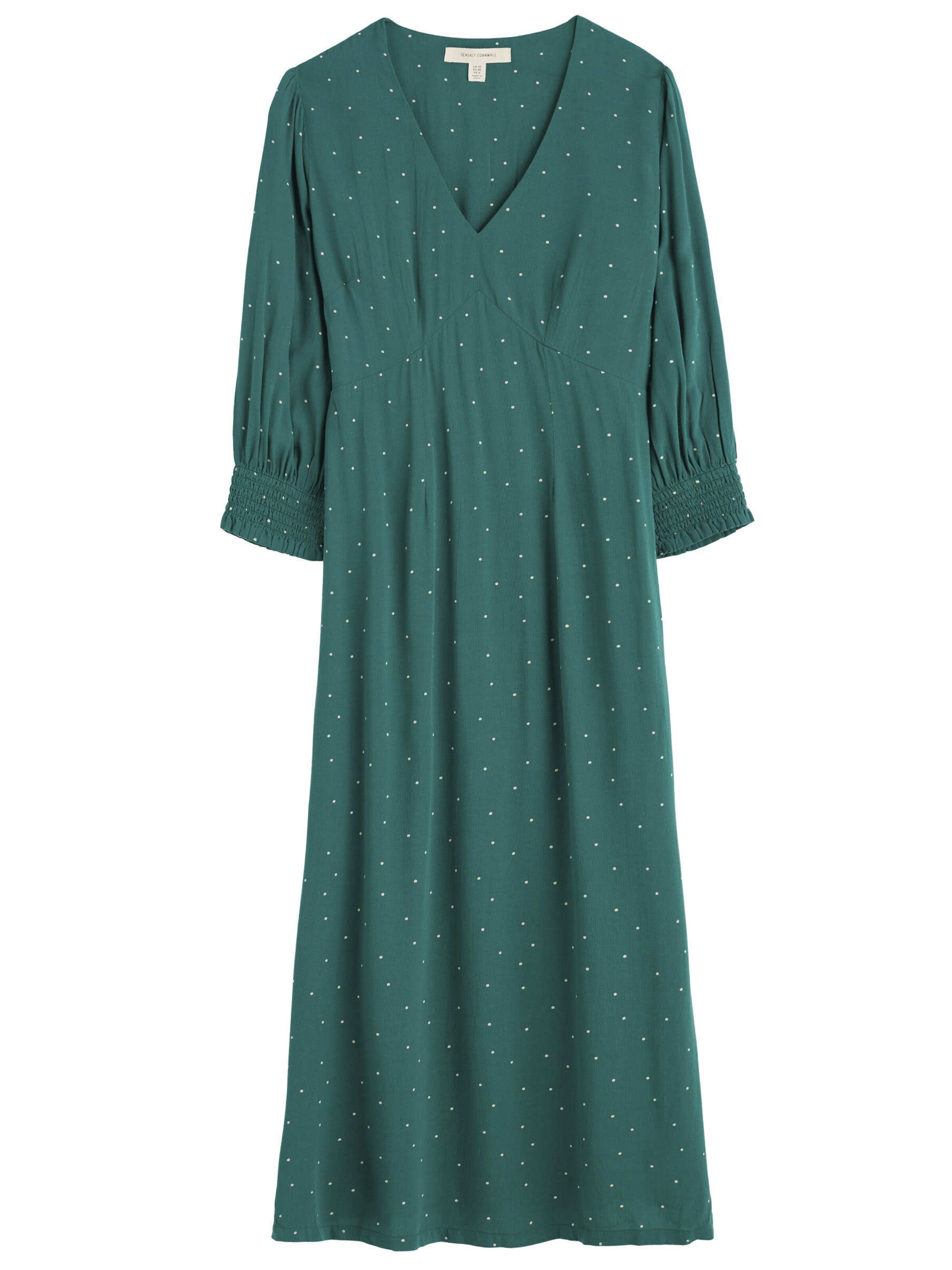 Seasalt Cornwall Mekko 'Bell Gable' värissä vihreä: etupuoli