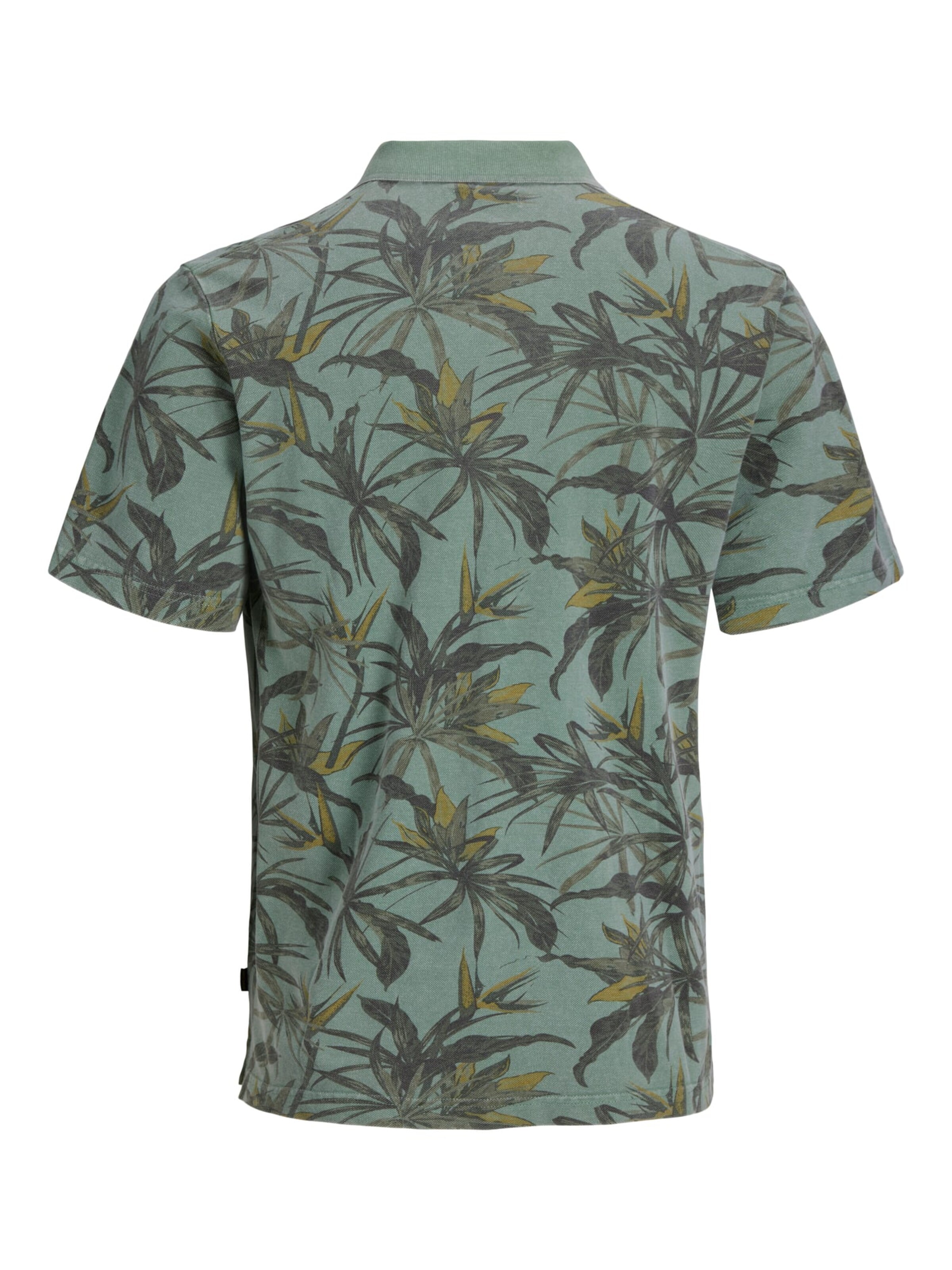 JACK & JONES Shirt 'Bluhawaii' in Green