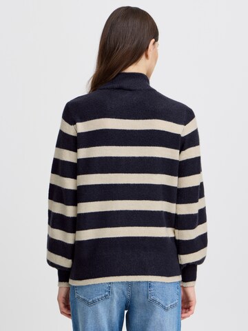 ICHI Sweater 'IH EDEEN' in Blue