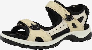 ECCO Hiking Sandals 'Offroad' in Beige: front