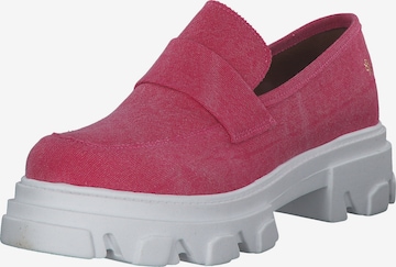 The Original Moccasins 'Maria' in Pink: front