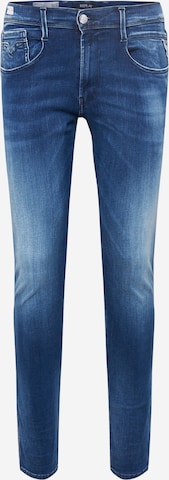 REPLAY Skinny Jeans 'Anbass' in Blauw: voorkant