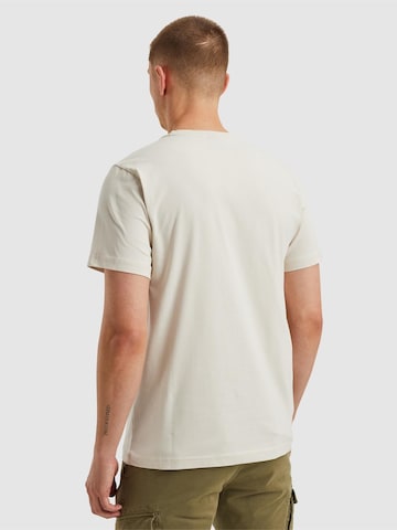 PME Legend T-shirt 'PME LEGEND - T-shirt with logo' i vit