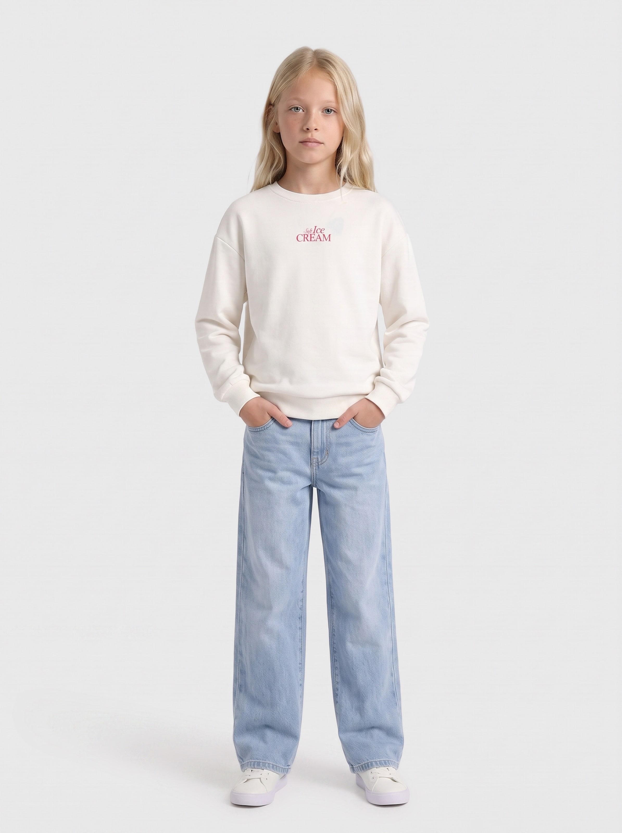 ONLY Sweatshirt in White