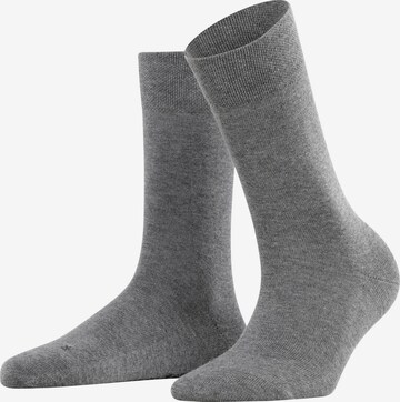 FALKE Socks 'Sensitive London' in Grey: front