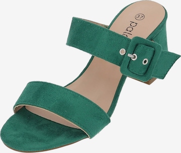 Palado Mules 'Celsa' in Green: front