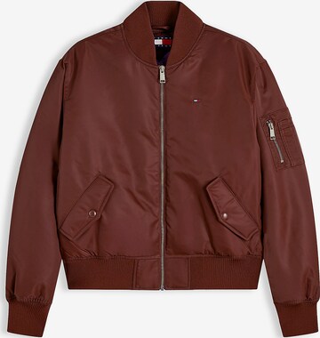 Tommy Jeans Jacke 'Essential' in Braun: Vorderseite