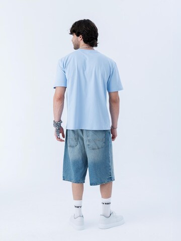 Rockupy Shirt 'Corvin'‌‌‌‌‌ in Blau