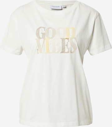 T-shirt comma casual identity en blanc : devant