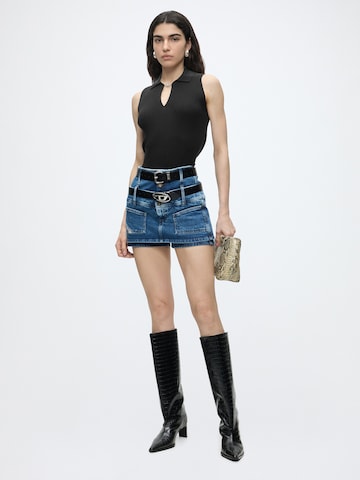 DIESEL Stricktop 'M-LILITA' in Schwarz