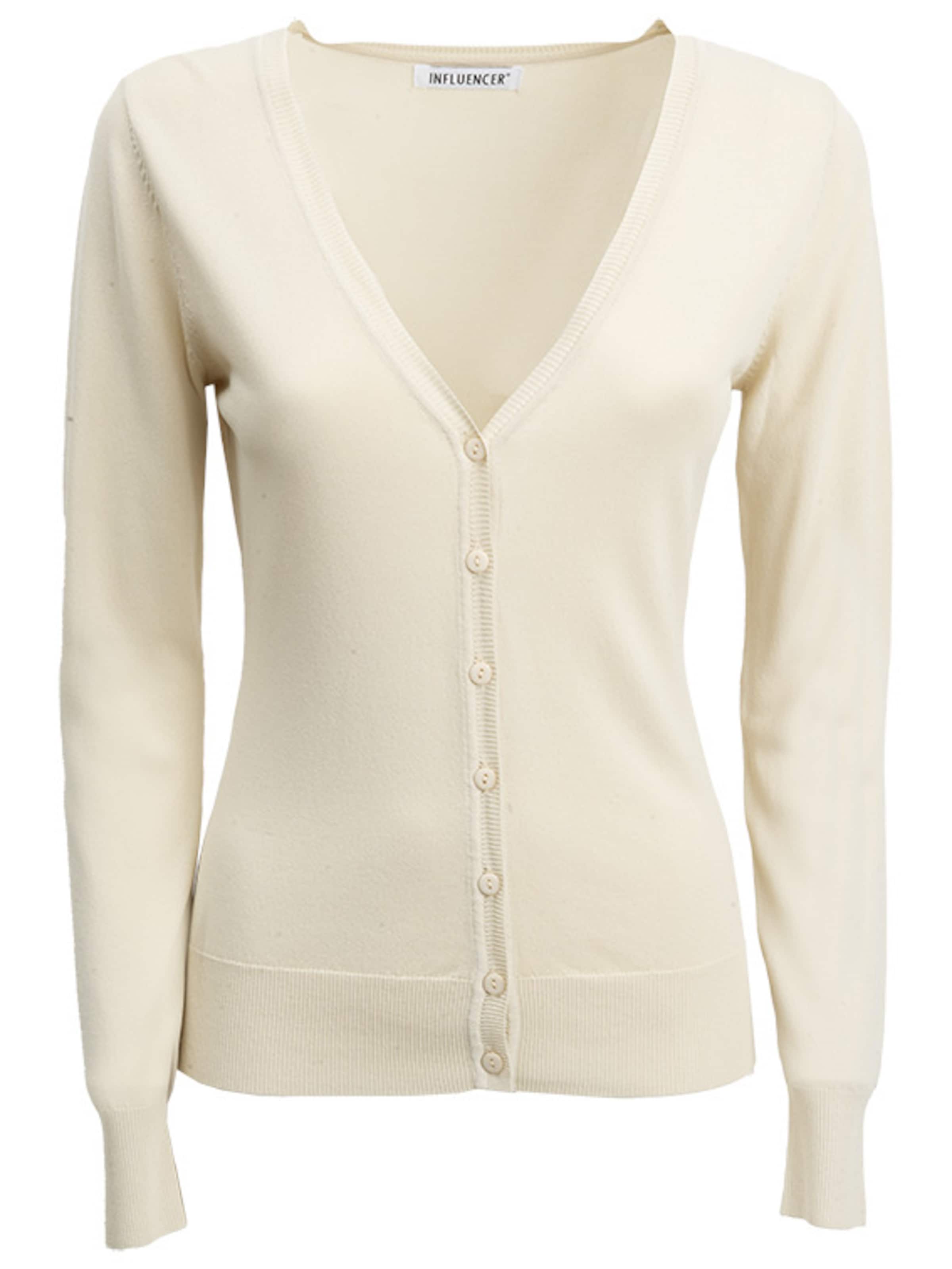 Influencer Kardigán - bézs: elől