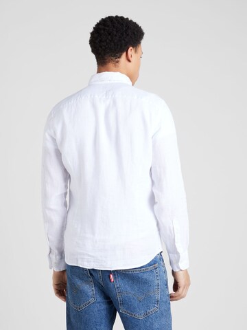 Hackett London Regular fit Риза в бяло