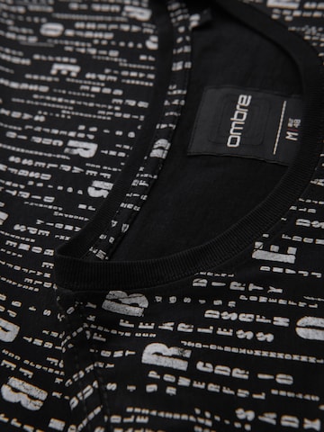 Ombre Shirt in Black