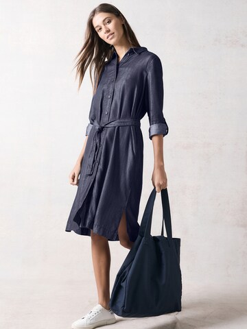 Robe-chemise CECIL en bleu : devant