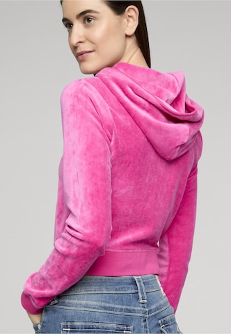 Juicy Couture - Sudadera con cremallera 'ROBYN' en rosa