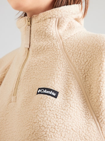 COLUMBIA Αθλητικό πουλόβερ 'Olive Spring' σε καφέ
